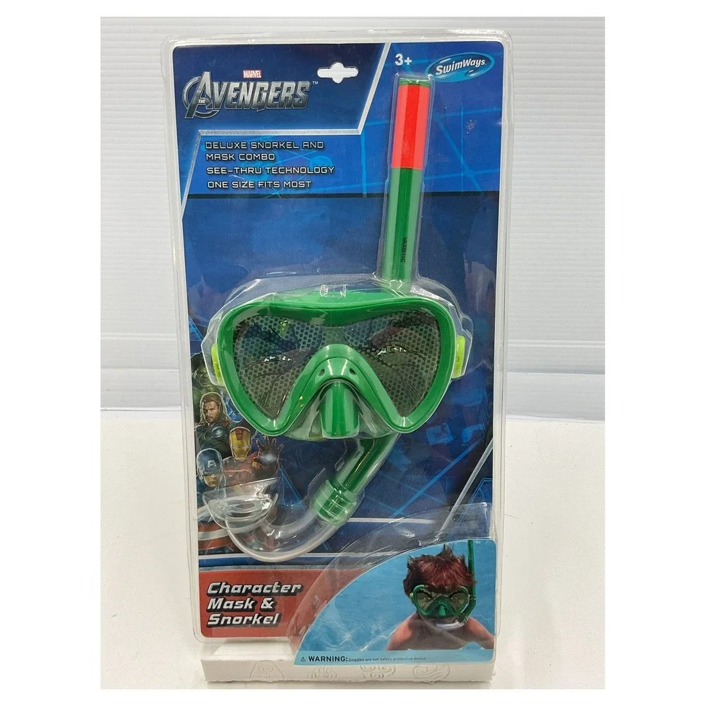Marvel Avengers Deluxe Snorkel and‎ Mask Set